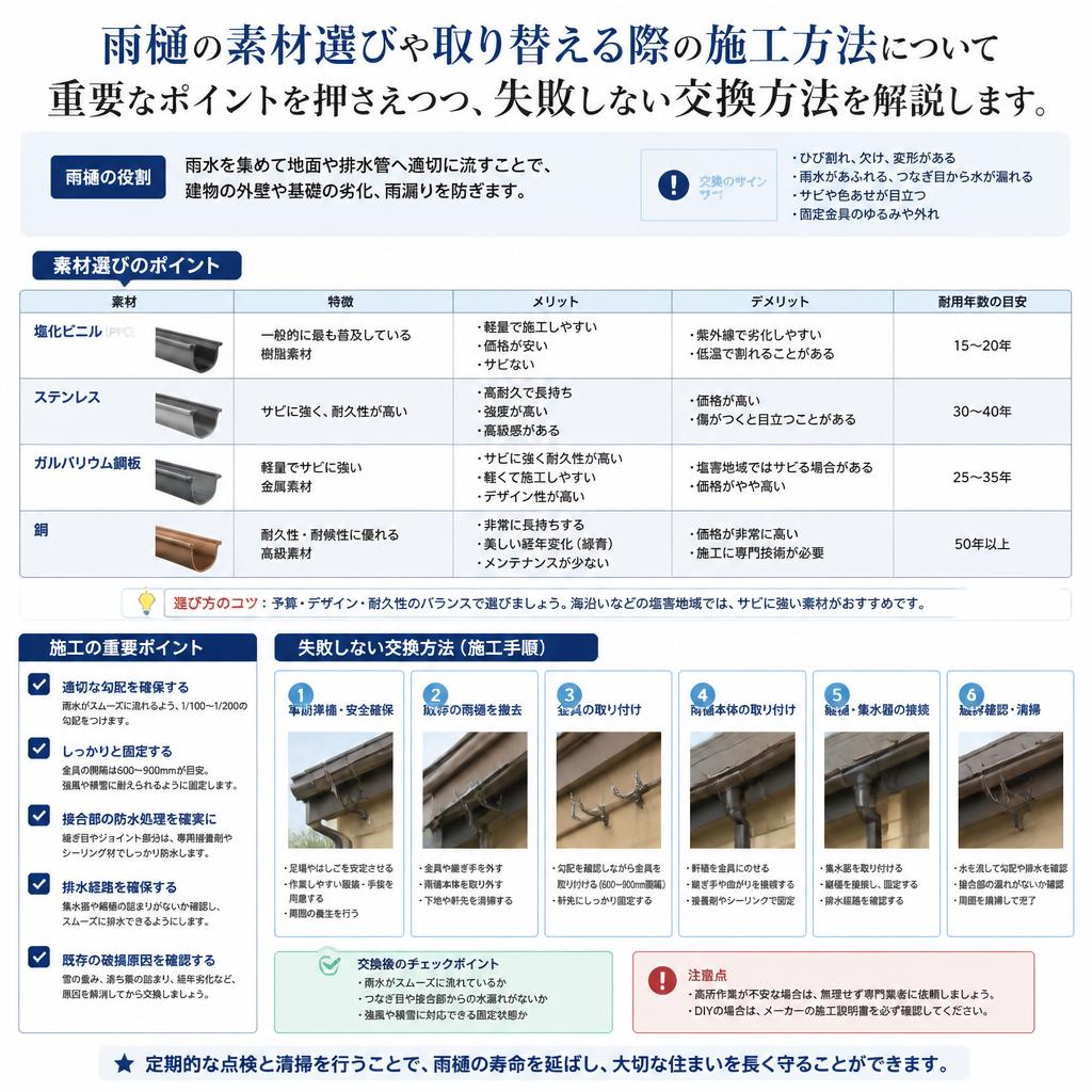 4. 交換の際の注意点