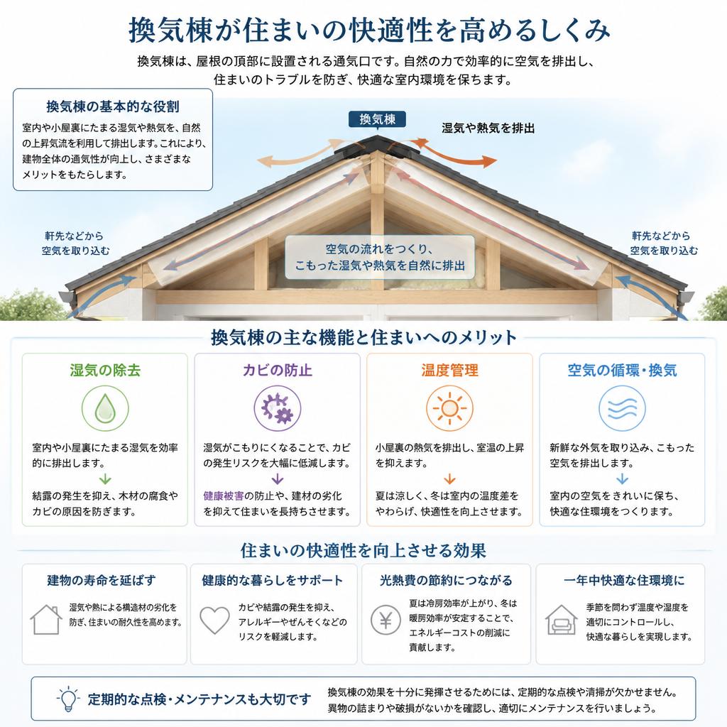 2. 換気棟の主な機能とは？