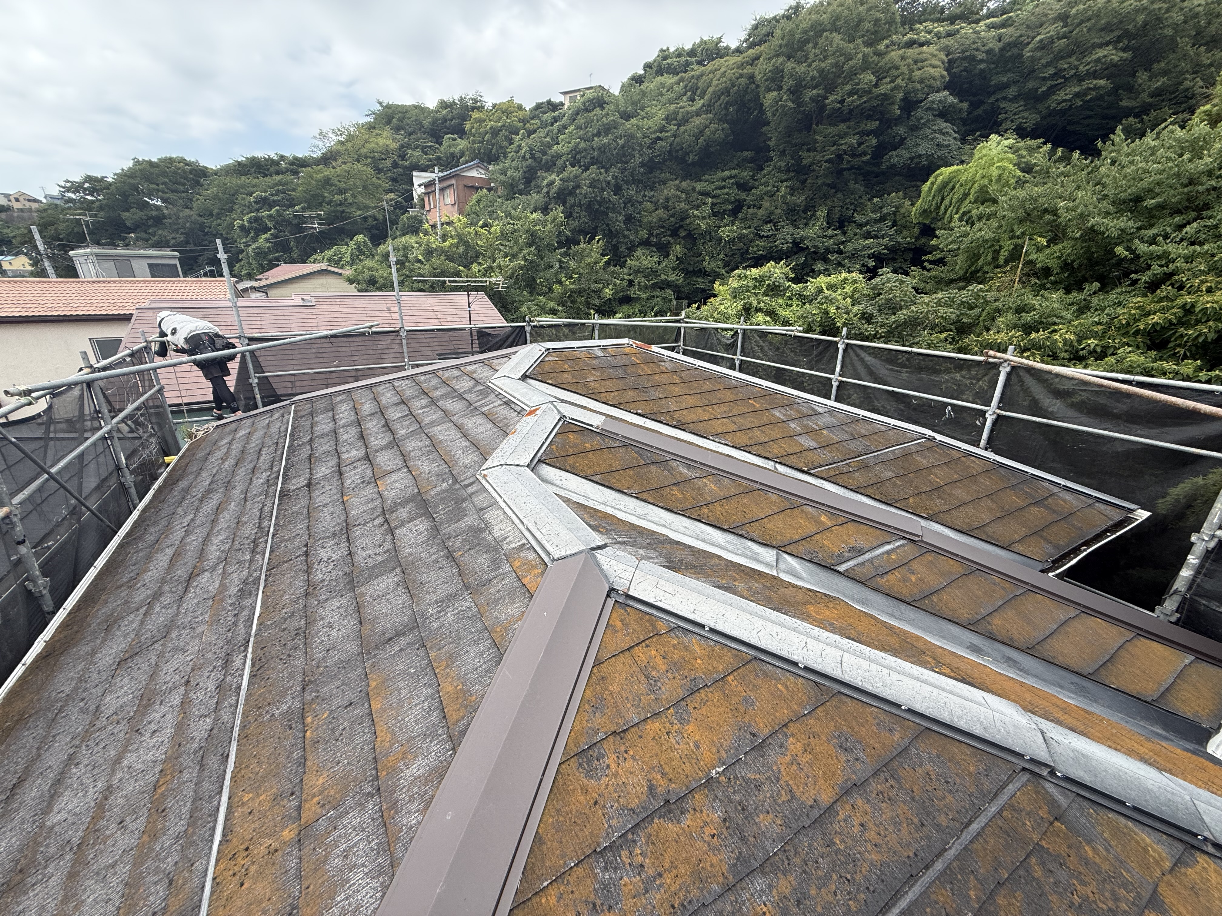 築年数別の屋根の劣化具合